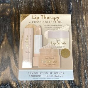 Lip Therapy 4 Piece Collection - Vanilla & Honey Almond